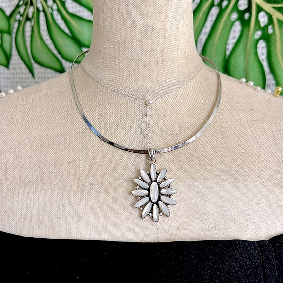 🖤80s Navajo handmade pendant with S.Steel FREE Necklace